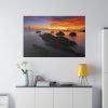82227-175.jpg Seascape in Sunset Standard Canvas