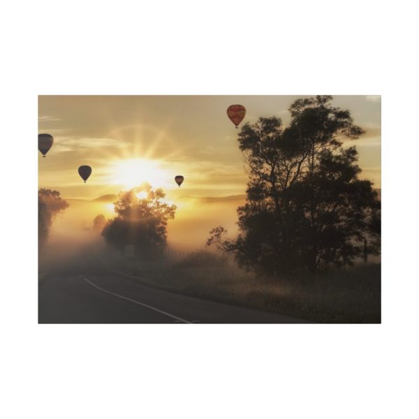 82227-177.jpg Hot Air Balloon in Sunset Standard Canvas