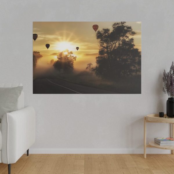 82227-178.jpg Hot Air Balloon in Sunset Standard Canvas