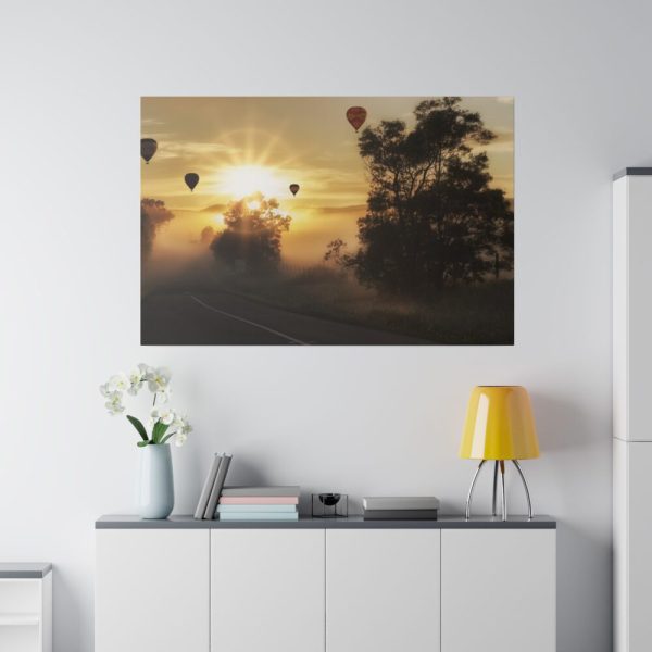 82227-179.jpg Hot Air Balloon in Sunset Standard Canvas