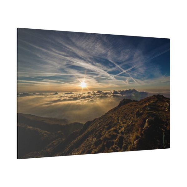 Dawn Sun Mountain Standard Canvas