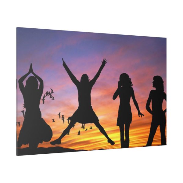 Silhouette in Sunset Standard Canvas