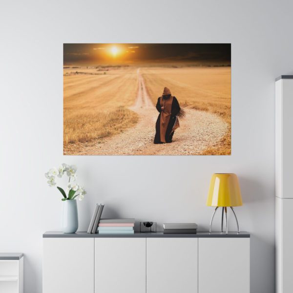 82227-195.jpg Monks Path Sunset Standard Canvas