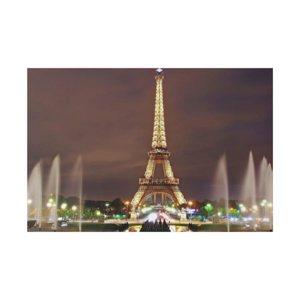 82227-21.jpg Eiffel Tower Lights and Fountains Standard Canvas