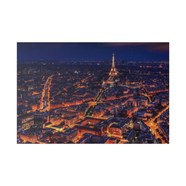 82227-25.jpg Eiffel Tower in Night Standard Canvas