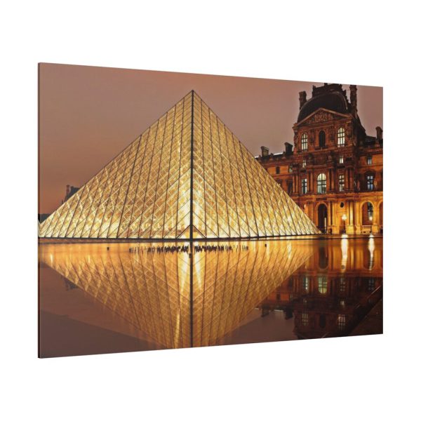 Louvre Pyramid in Paris Standard Canvas