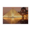 Louvre Pyramid in Paris Standard Canvas