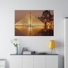 Louvre Pyramid in Paris Standard Canvas