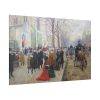 Paris Street Scene Standard Canvas