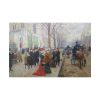 Paris Street Scene Standard Canvas