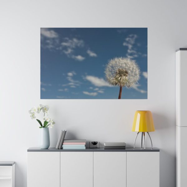 82227-51.jpg Dandelion and Blue Sky Standard Canvas