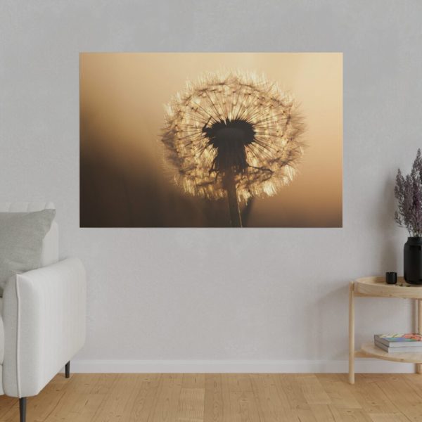 82227-58.jpg Dandelion on Yellow Day Standard Canvas