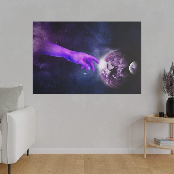 Surreal Hand Planet Heaven Standard Canvas