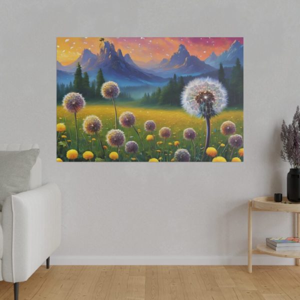 82227-74.jpg Landscape Flower Meadow Dandelions Standard Canvas