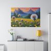 82227-75.jpg Landscape Flower Meadow Dandelions Standard Canvas
