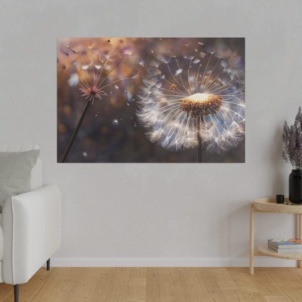 82227-78.jpg Dandelion Seeds Flower Head in Close Up Standard Canvas