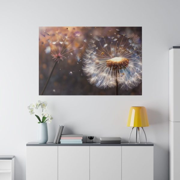 82227-79.jpg Dandelion Seeds Flower Head in Close Up Standard Canvas