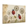 82227-84.jpg Watercolor Meadow Flowers With Ladybug Standard Canvas