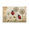 82227-85.jpg Watercolor Meadow Flowers With Ladybug Standard Canvas