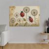 82227-86.jpg Watercolor Meadow Flowers With Ladybug Standard Canvas