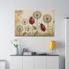 82227-87.jpg Watercolor Meadow Flowers With Ladybug Standard Canvas