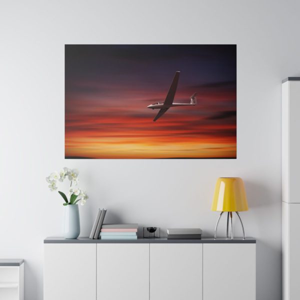 82227-95.jpg Plane On the Sky Standard Canvas