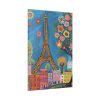 Colorful Illustration Paris and Eiffel Tower Standard Canvas