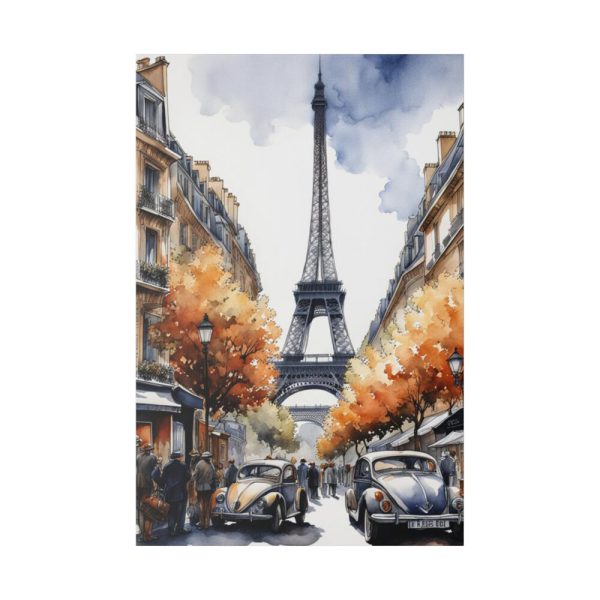 82237-24.jpg Paris, France Vintage Travel Standard Canvas