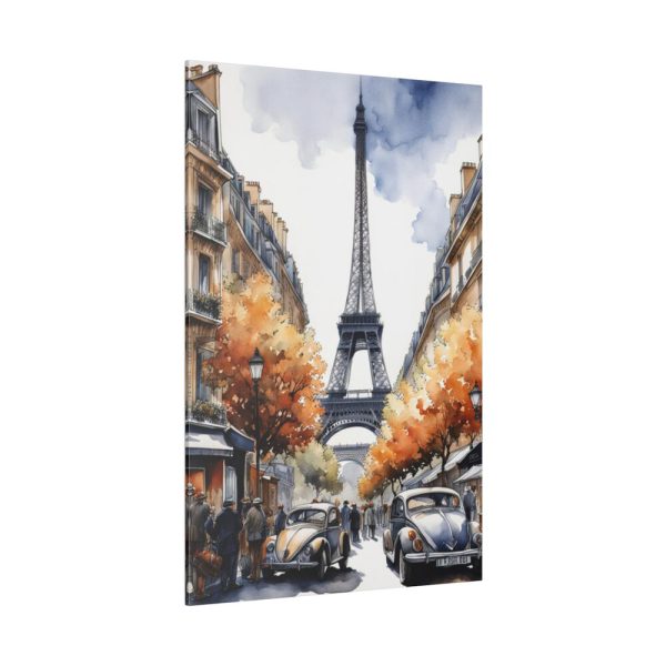 82237-25.jpg Paris, France Vintage Travel Standard Canvas