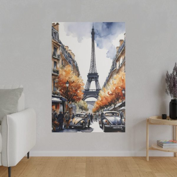 82237-26.jpg Paris, France Vintage Travel Standard Canvas