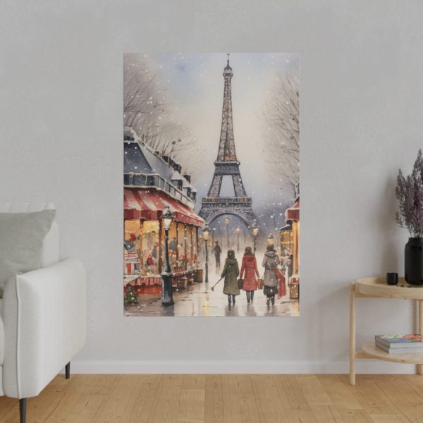Christmas In Paris Standard Canvas