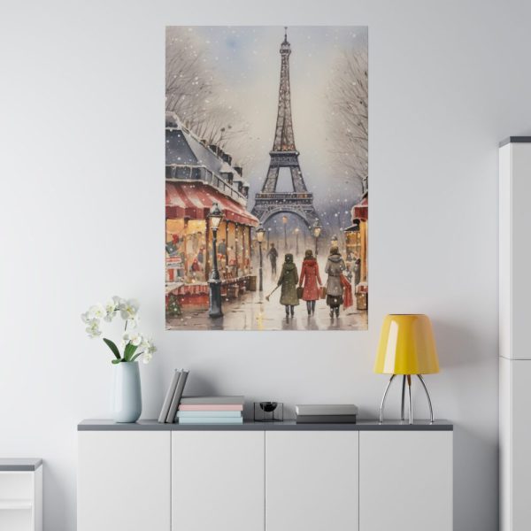 Christmas In Paris Standard Canvas