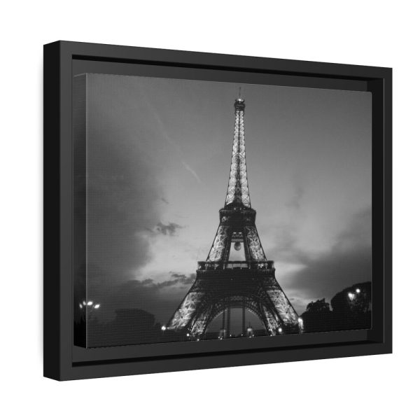 88280-1.jpg Eiffel Tower Black and White Framed Canvas