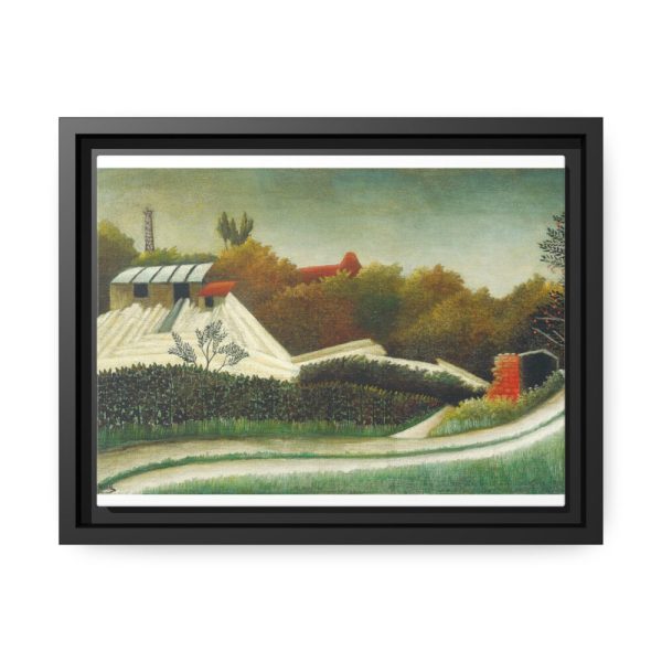 88280-10.jpg Sawmill, Outskirts of Paris Framed Canvas
