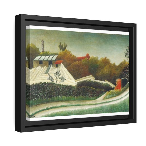 88280-11.jpg Sawmill, Outskirts of Paris Framed Canvas