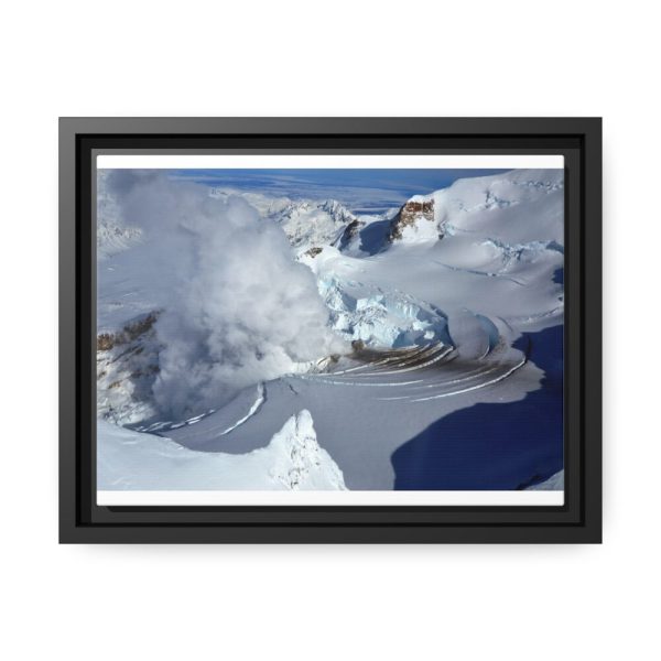 88280-15.jpg Fumarole on Mount Redoubt, Alaska Framed Canvas
