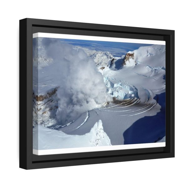 88280-16.jpg Fumarole on Mount Redoubt, Alaska Framed Canvas