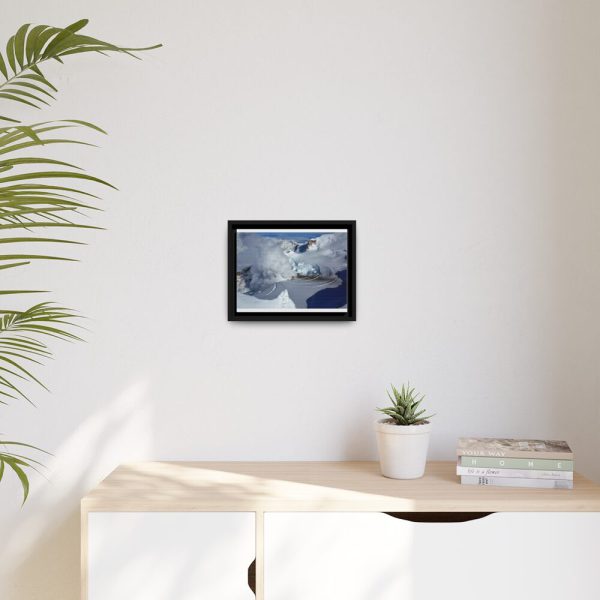 88280-18.jpg Fumarole on Mount Redoubt, Alaska Framed Canvas
