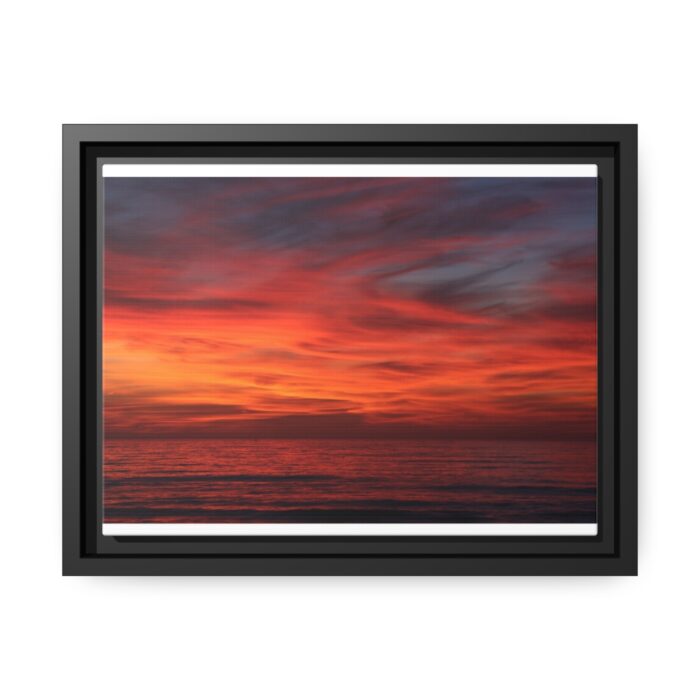 Afterglow Sky Image Framed Canvas - Image 6