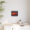 Afterglow Sky Image Framed Canvas