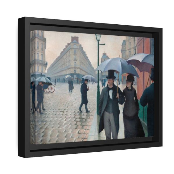 88280-6.jpg Paris Street Rainy Day Framed Canvas