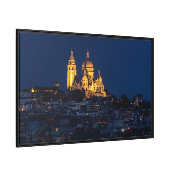 Basilica of the Sacred Heart of Paris Framed Canvas