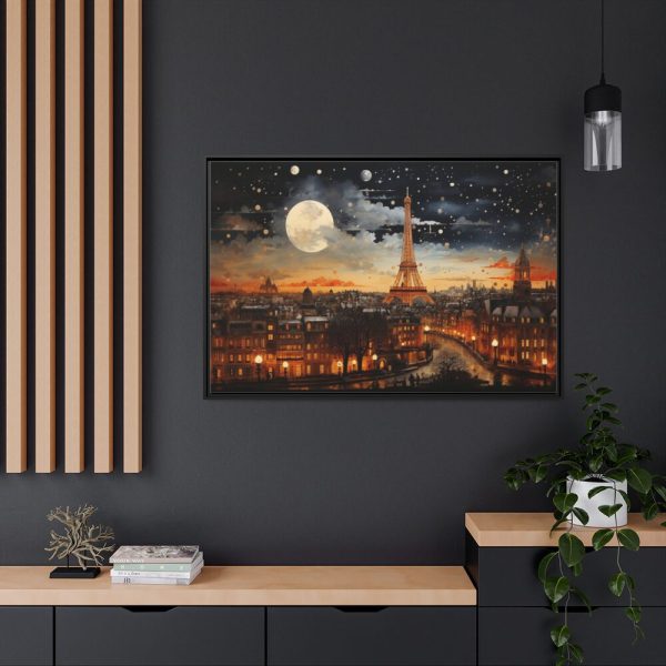 88289-109.jpg Paris At Night Framed Canvas