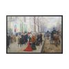 88289-116.jpg Paris Street Scene Framed Canvas