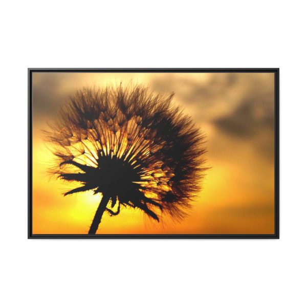88289-131.jpg Dandelion and Sunset Framed Canvas