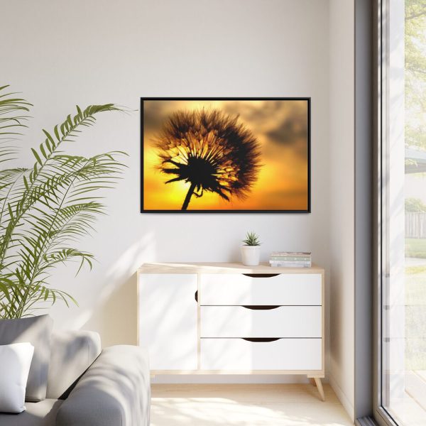 88289-133.jpg Dandelion and Sunset Framed Canvas