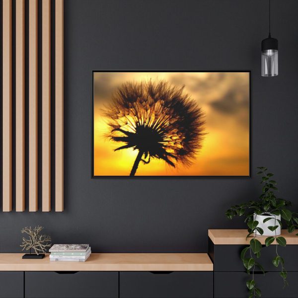 88289-134.jpg Dandelion and Sunset Framed Canvas