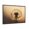 88289-135.jpg Dandelion on Yellow Day Framed Canvas