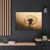 88289-139.jpg Dandelion on Yellow Day Framed Canvas