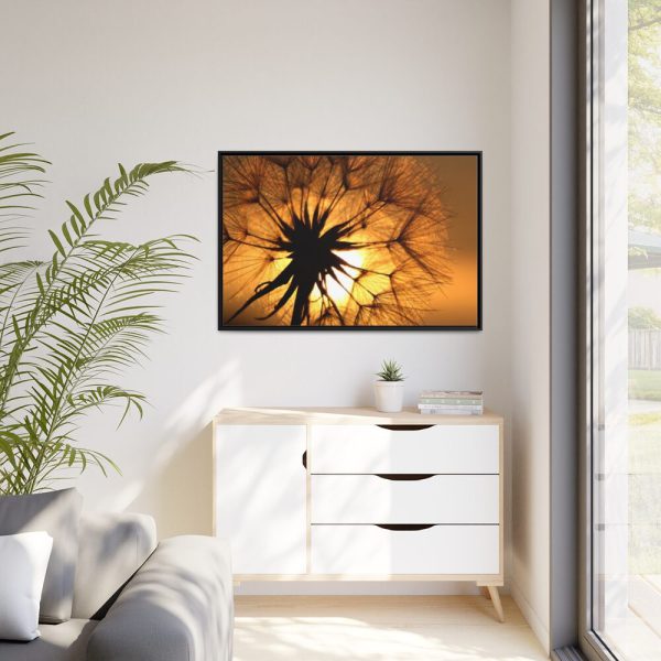 88289-153.jpg Closeup Dandelion Framed Canvas